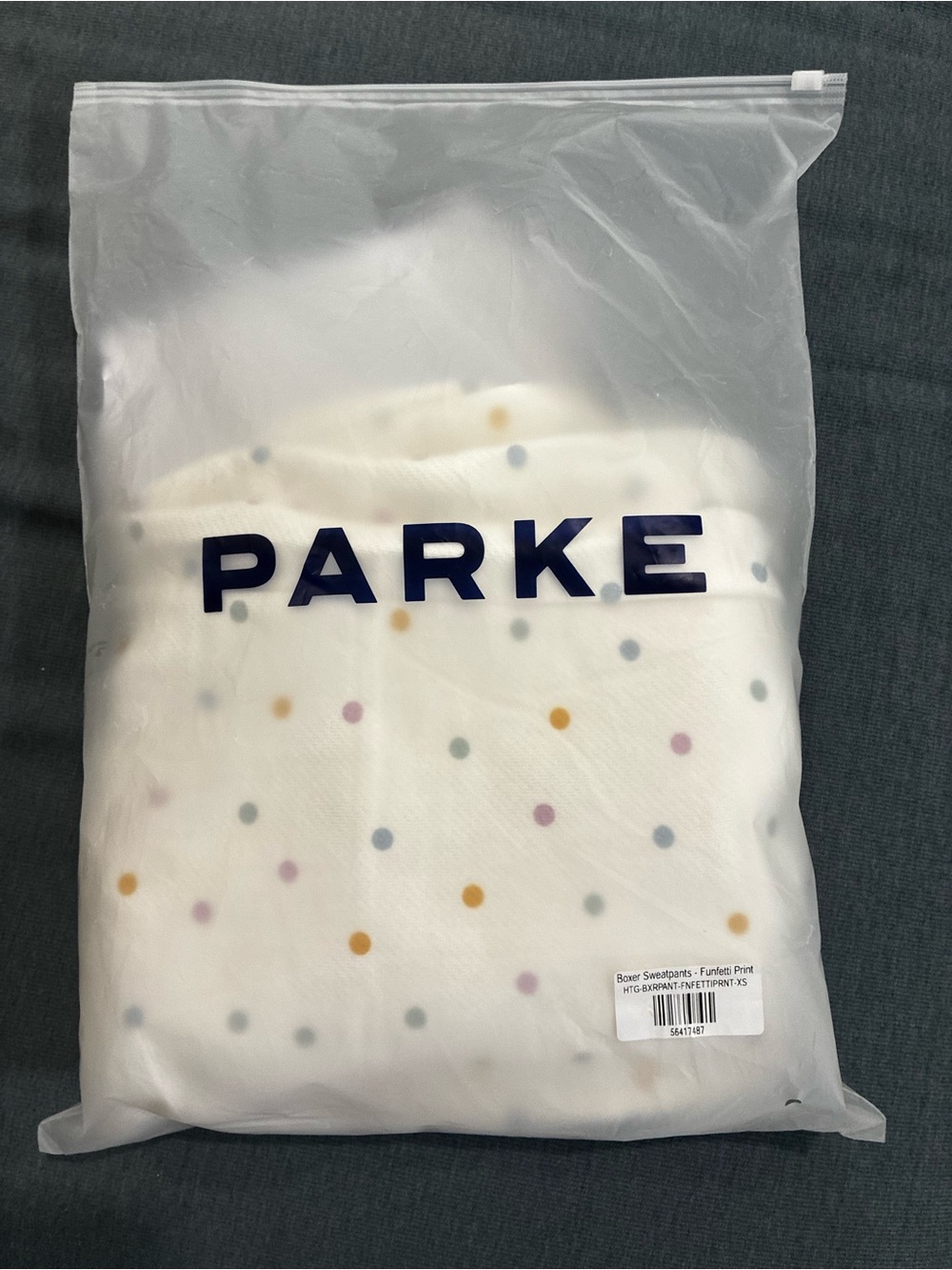 Parke Birthday Funfetti Sweatpants limited edition - Picture 2 of 7